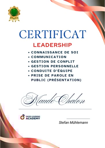 Leadership certificat
